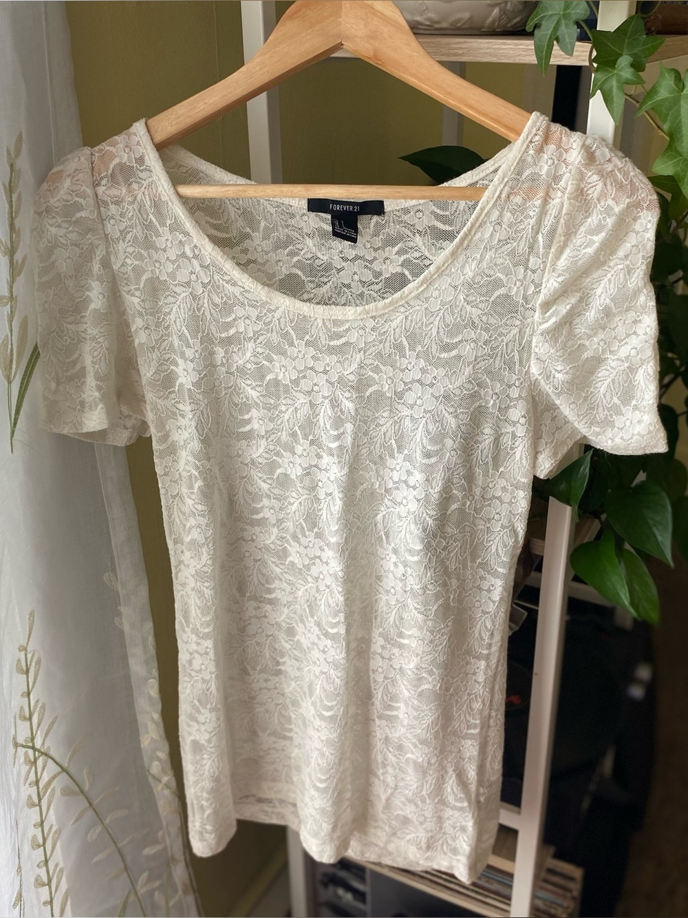 Lace | Ivory Layering Top